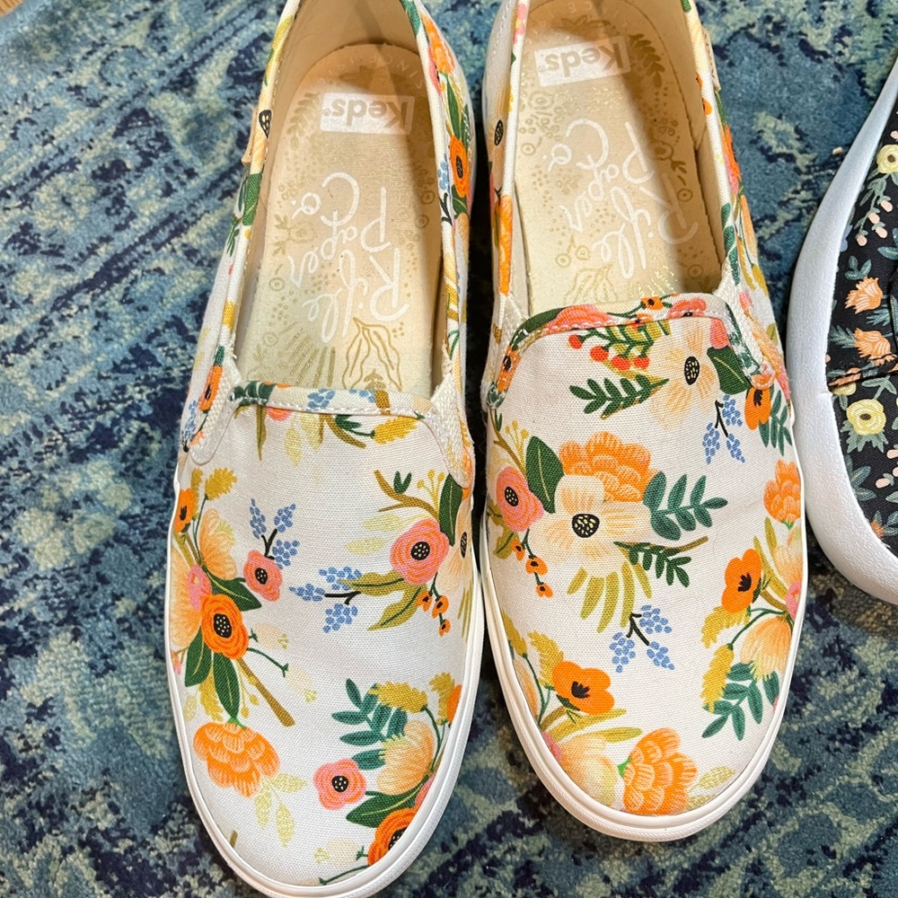 Rifle Paper Keds Doubledecker Slipon